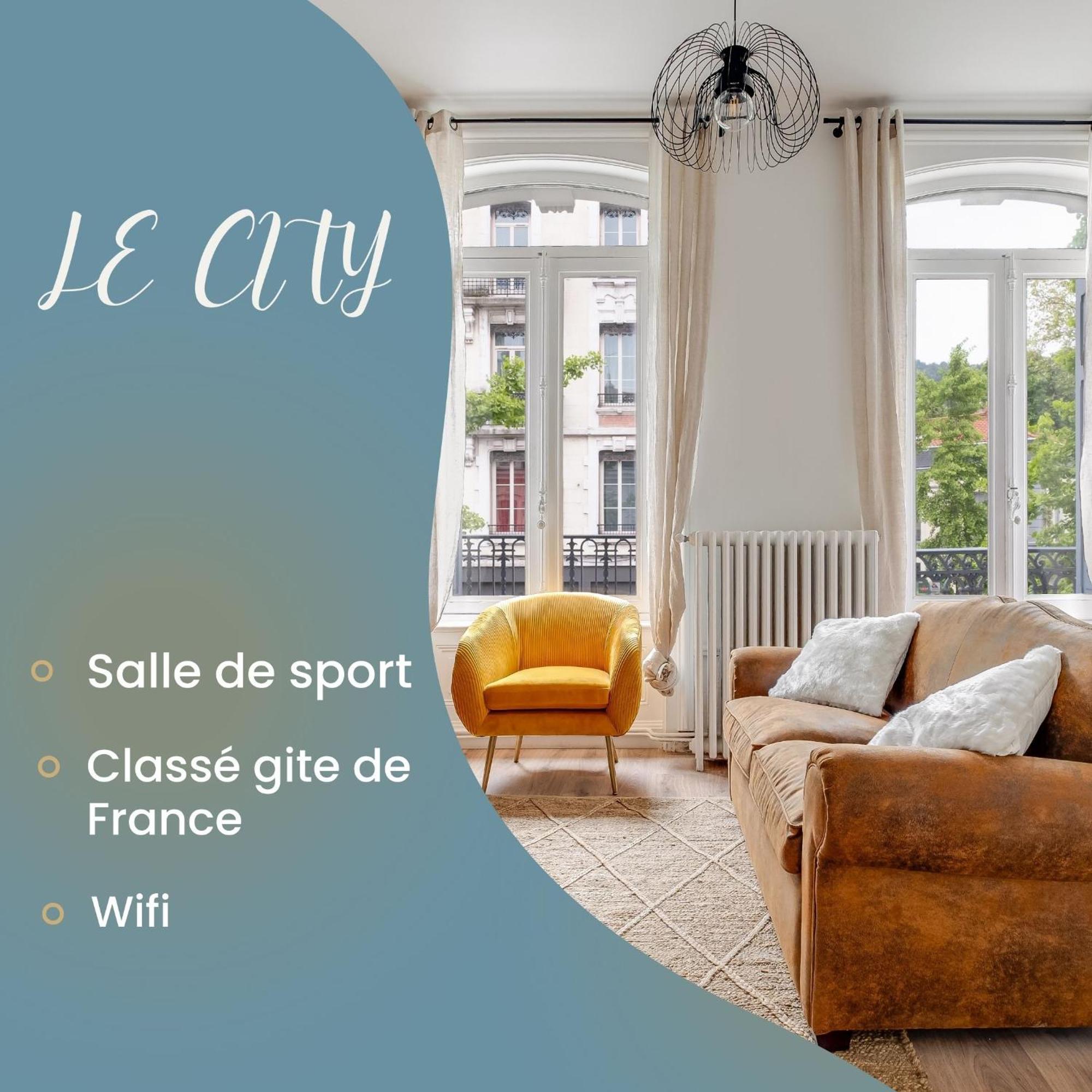 Grand Appartement «  City » Spacieux Et Moderne サン・テティエンヌ エクステリア 写真